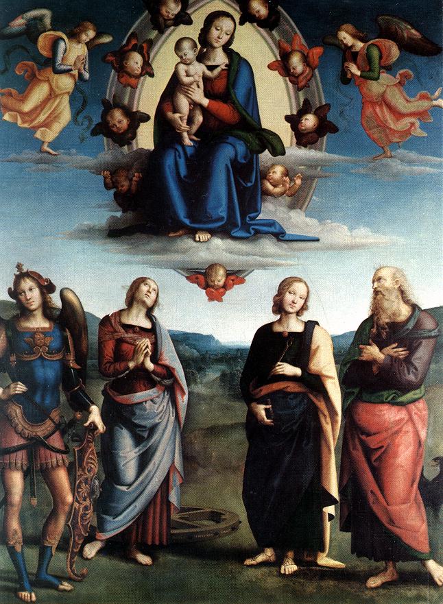 Madonna in Glory with the Child and Saints f